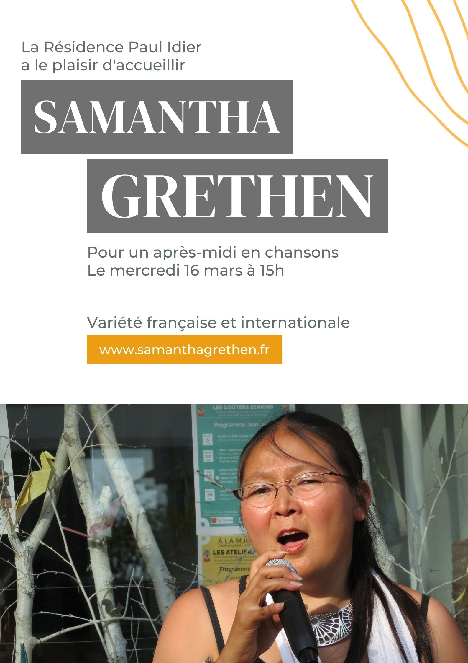 20220316 Samantha GRETHEN variété française et internationale